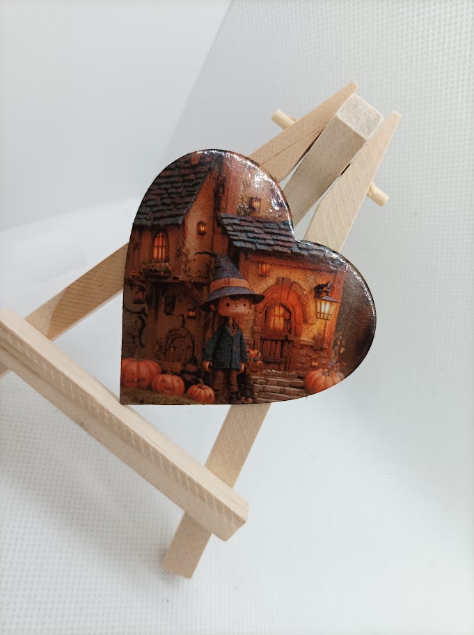 ❤️ Lot de 2 aimants de réfrigérateur en forme de cœur personnalisables