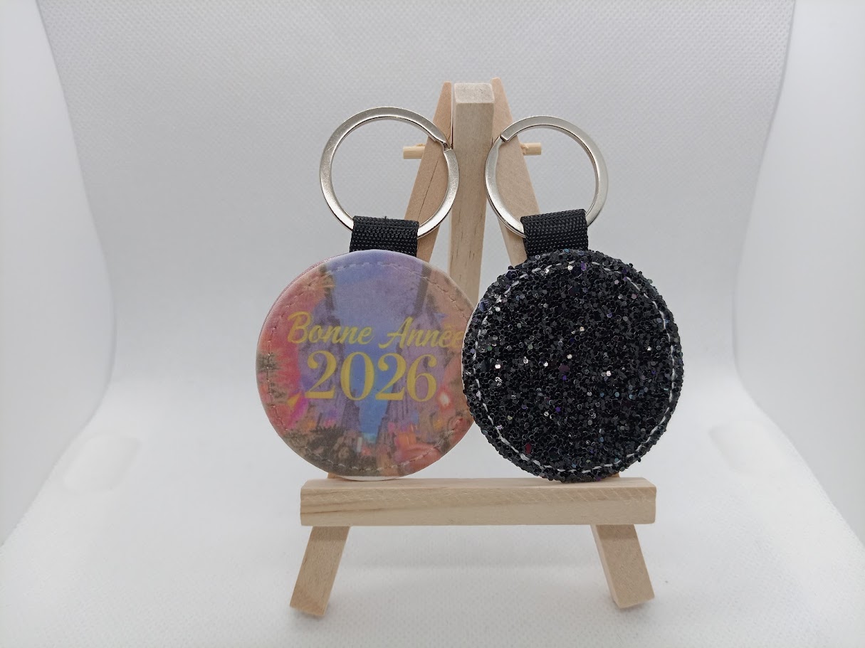 💖 Porte-clés rond – 5,3 cm