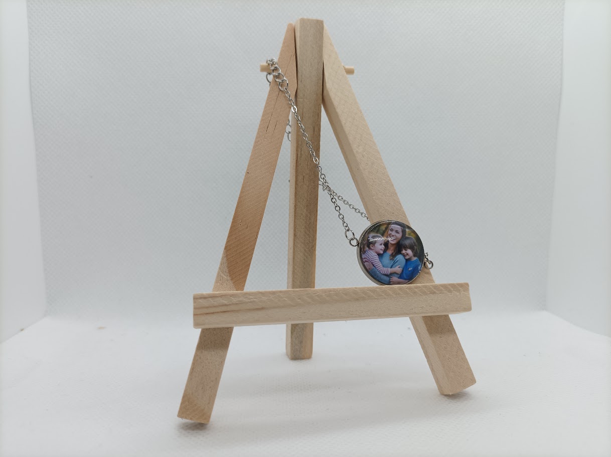 💫 Bracelet Cabochon & Collier en Feuilles – Bijoux Fantaisie Personnalisables