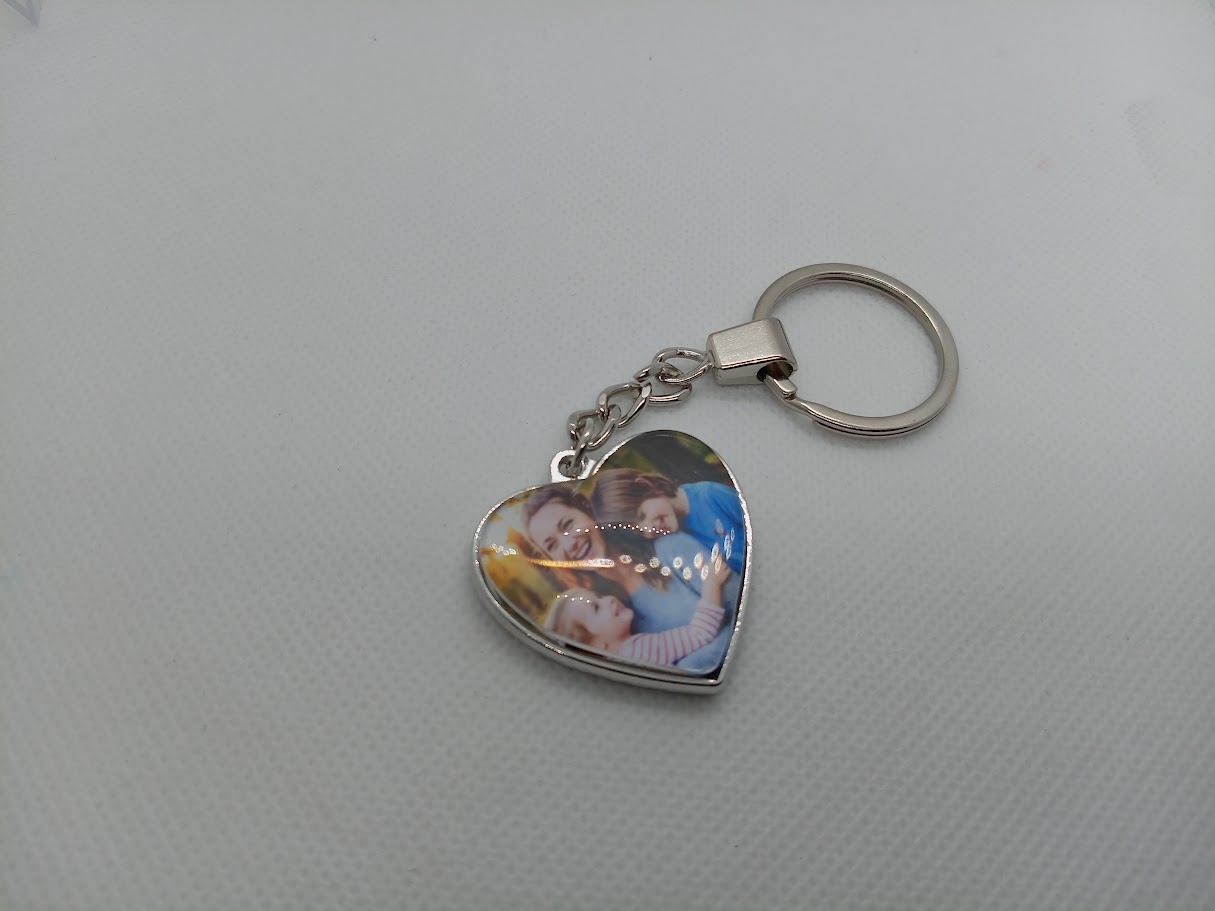 ❤️ Porte-Clés Personnalisable en Forme de Cœur